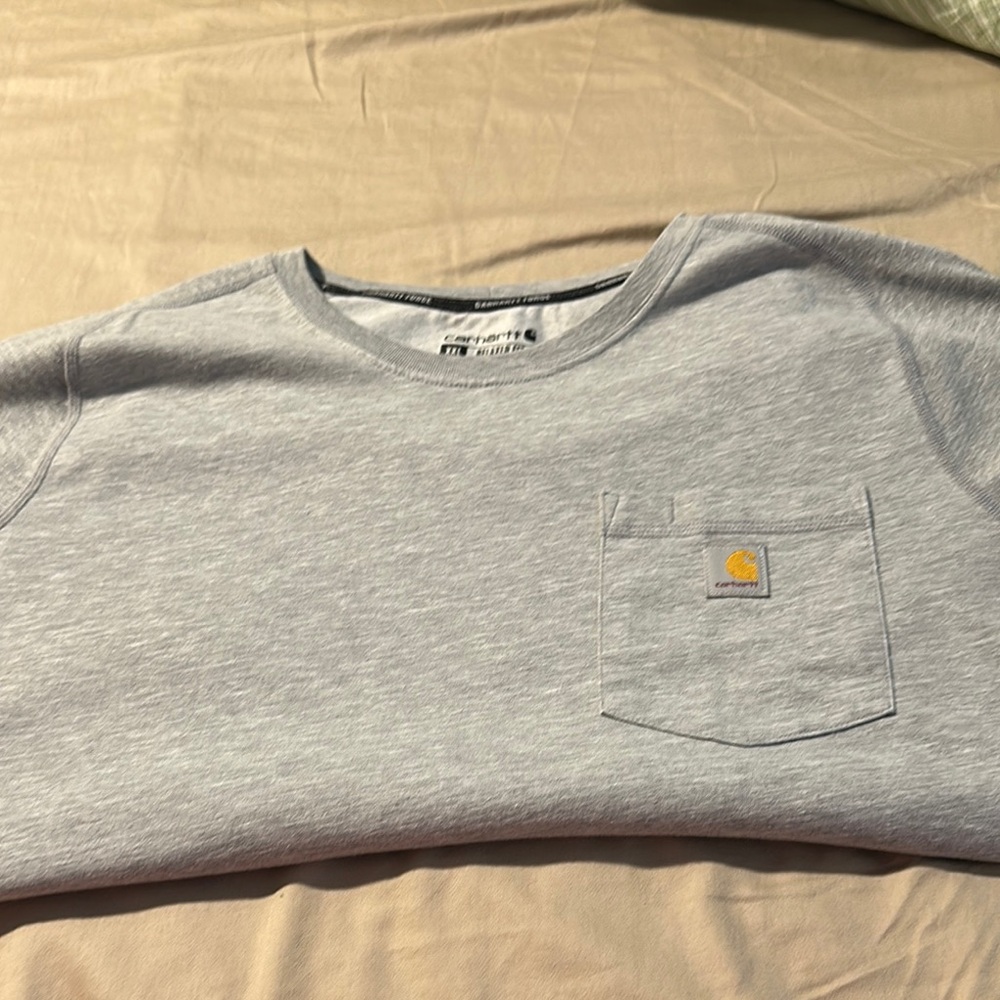 Carhartt Light Gray Pocket Tee